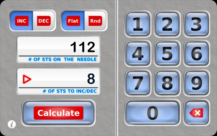 Knit Evenly Calculator