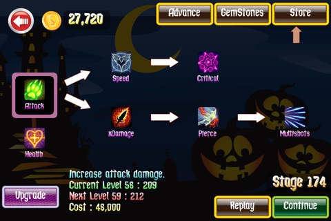 Halloween Fortress Defense screenshot 4