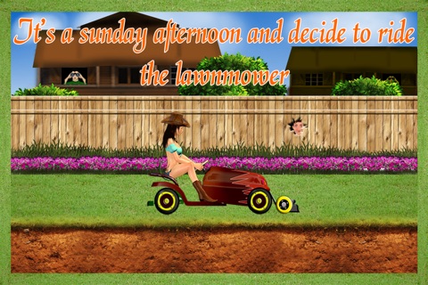 The neighbour cute girl : The sexy sunny summer lawn race - Free Edition screenshot 2