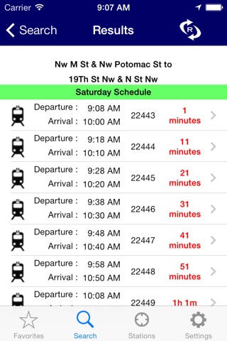 iTransitBuddy - DC Metro screenshot 2