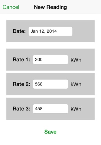 Electric Usage Tracker screenshot 3