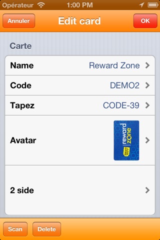 CardScan - Barcode & QR code scanner/generator screenshot 2