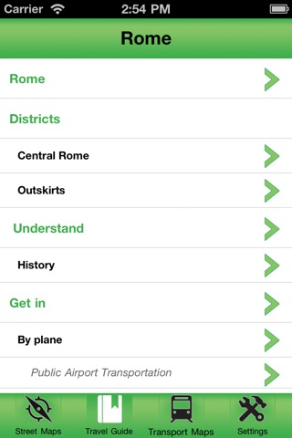 Rome Offline Street Map screenshot 2
