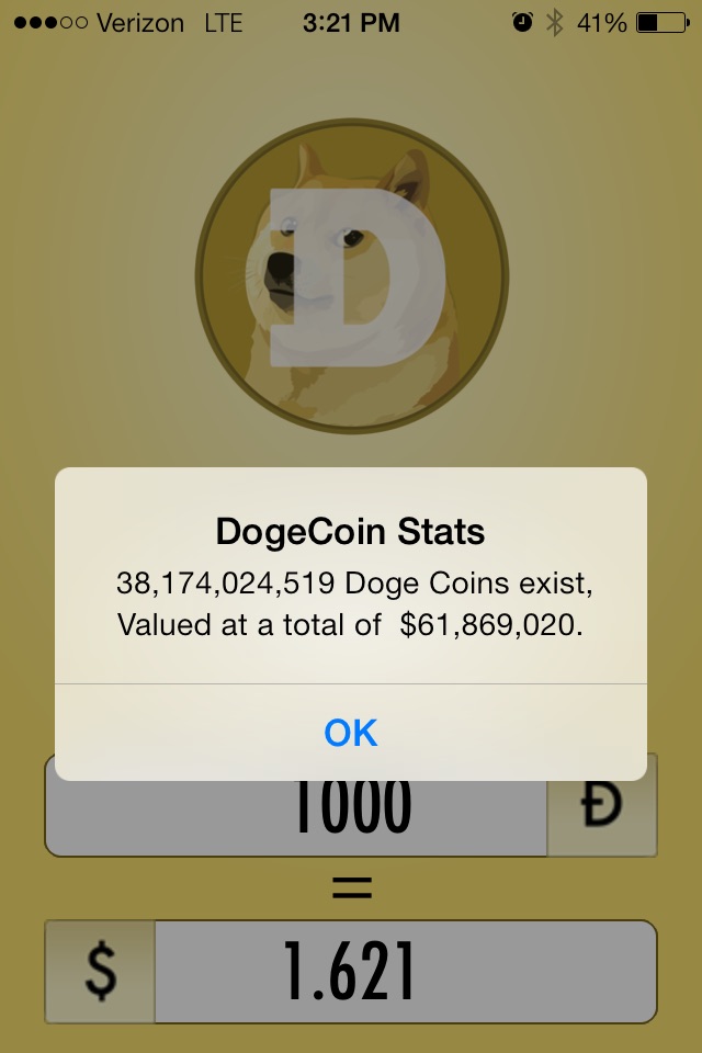 Dogecoin to USD - Doge, Bitcoin, Dollars Conversion screenshot 2