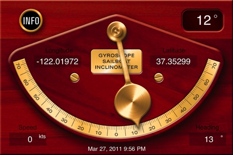 Gyroscope Ship Meter Pro screenshot 2