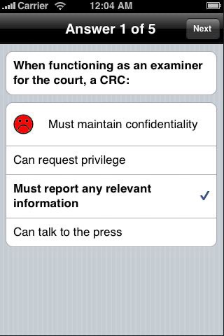 CRC Exam Pro screenshot 3