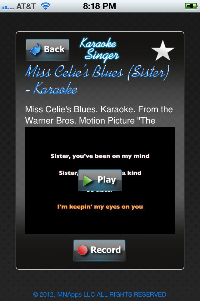 KaraokeSinger screenshot 2