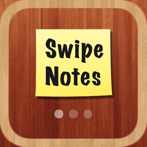 Swipe Notes - Sticky Notes with Your Inspirational Background icon