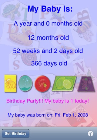 My Baby's Age screenshot 2