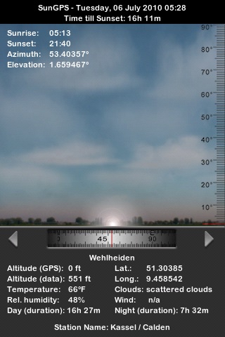 SunGPS screenshot1