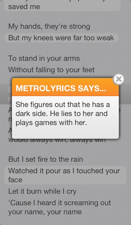 MetroLyrics screenshot-3