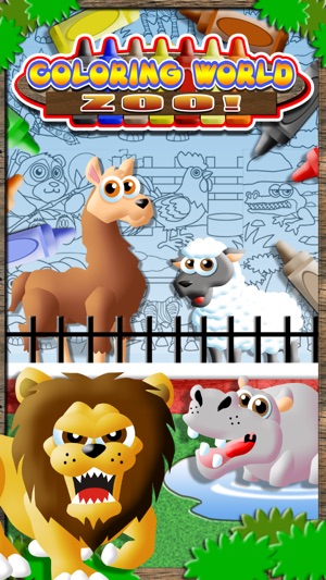 Coloring World: My Zoo Animal Friends Draw & Color Book for (圖1)-速報App