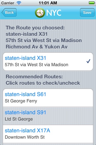 NYC Bus screenshot 4