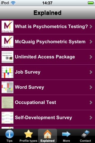 McQuaig Psychometric System screenshot 3