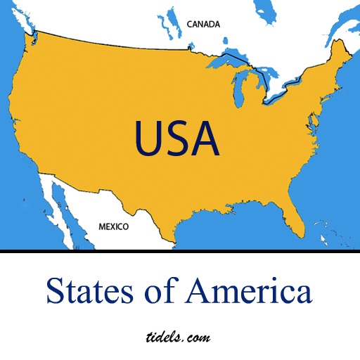 States of USA with Voice Recording by Tidles icon