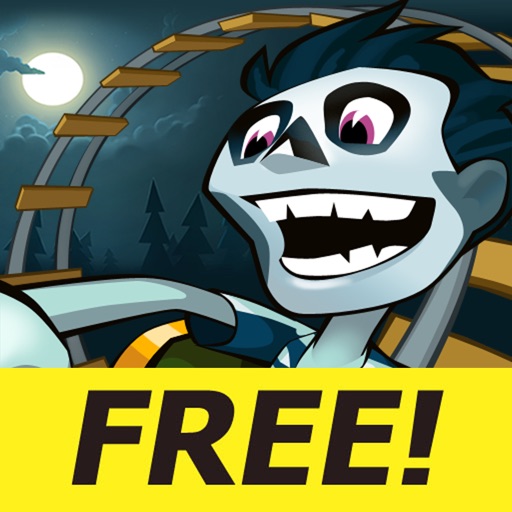 Haunted 3D Rollercoaster Rush FREE icon