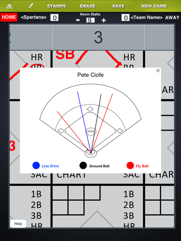 Baseball Scorebook screenshot 3