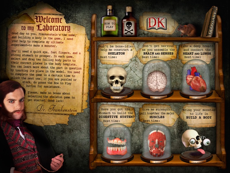 Dr. Frankenstein's Body Lab