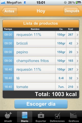 Calorie Counter and Food Diary screenshot 3