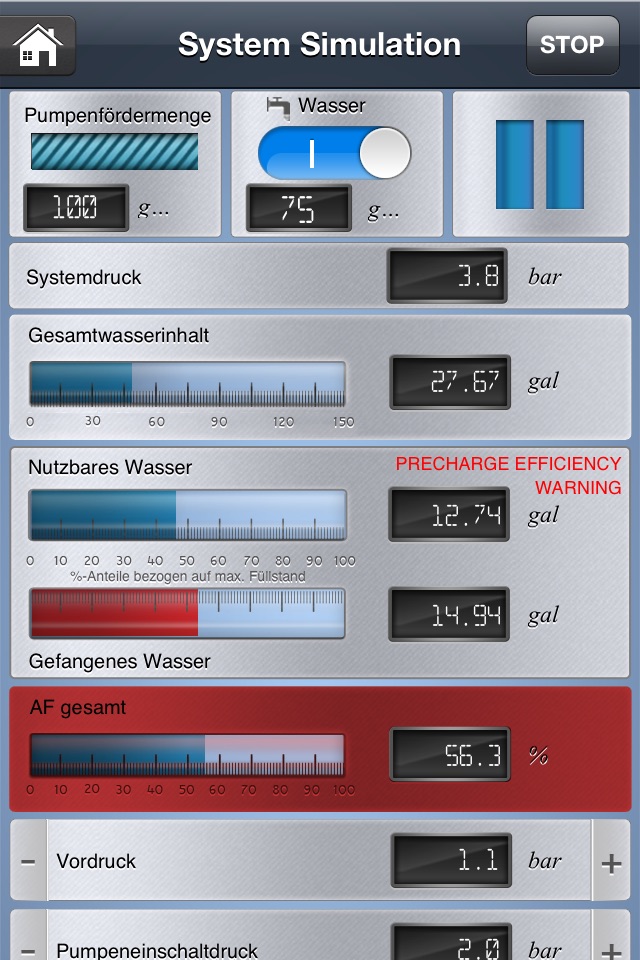 Pressure Tank Calculator screenshot 3