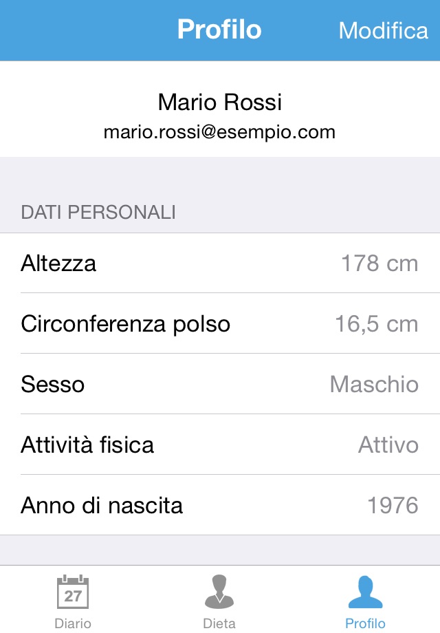 Diario Alimentare screenshot 4