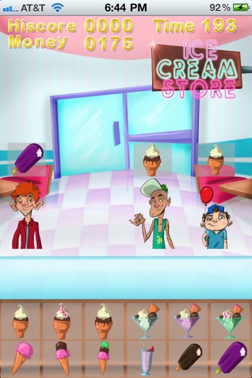 Ice Cream Shop Game HD Lite screenshot-3