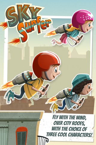 Sky Surfer Joe: Jetpack Adventures screenshot 2