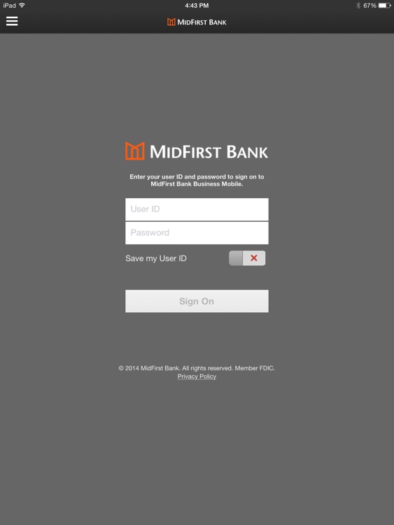 MidFirst Business for iPad by MidFirst Bank