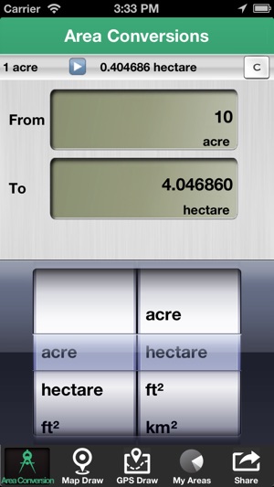 GPS Area Calc