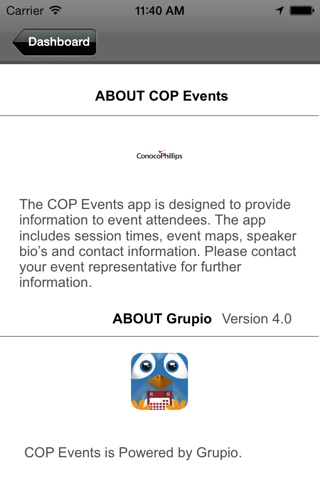 COP Events screenshot 3
