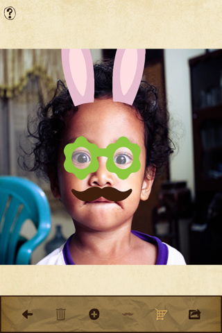 Funny Face – Magic facial photo editing app with beard, glasses, hats and hair screenshot 2
