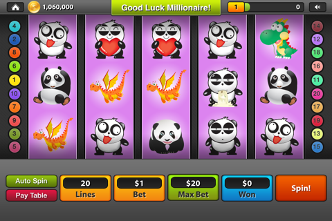 Panda Blitz Slots screenshot 2