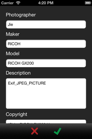 EXIF-fi (Photo GPS/EXIF viewer and editor) screenshot 3