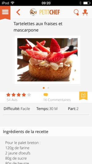 Ptitchef : recettes de cuisine(圖2)-速報App