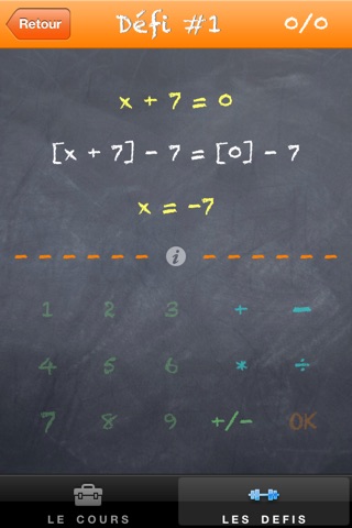 Solving First Degree Equations screenshot 4