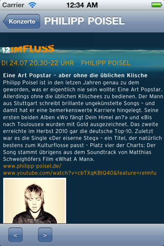 ImFluss Open Air Konzerte auf dem Rhein screenshot 2