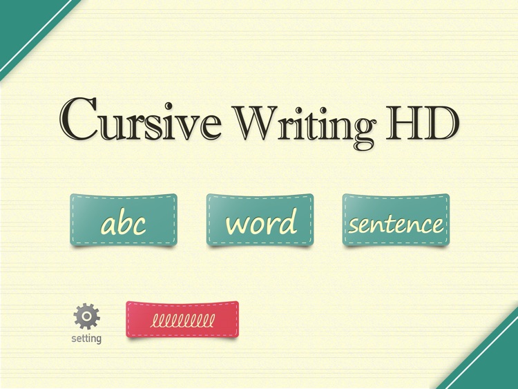 Cursive Writing HD