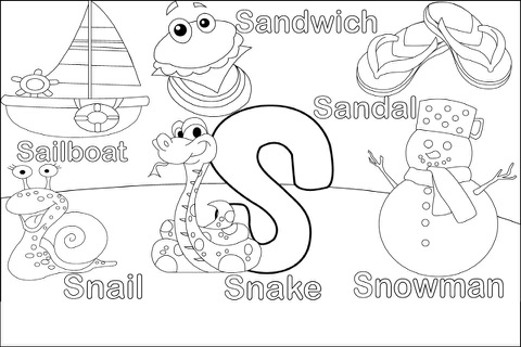 Kids Alphabetic Coloring Game screenshot 4