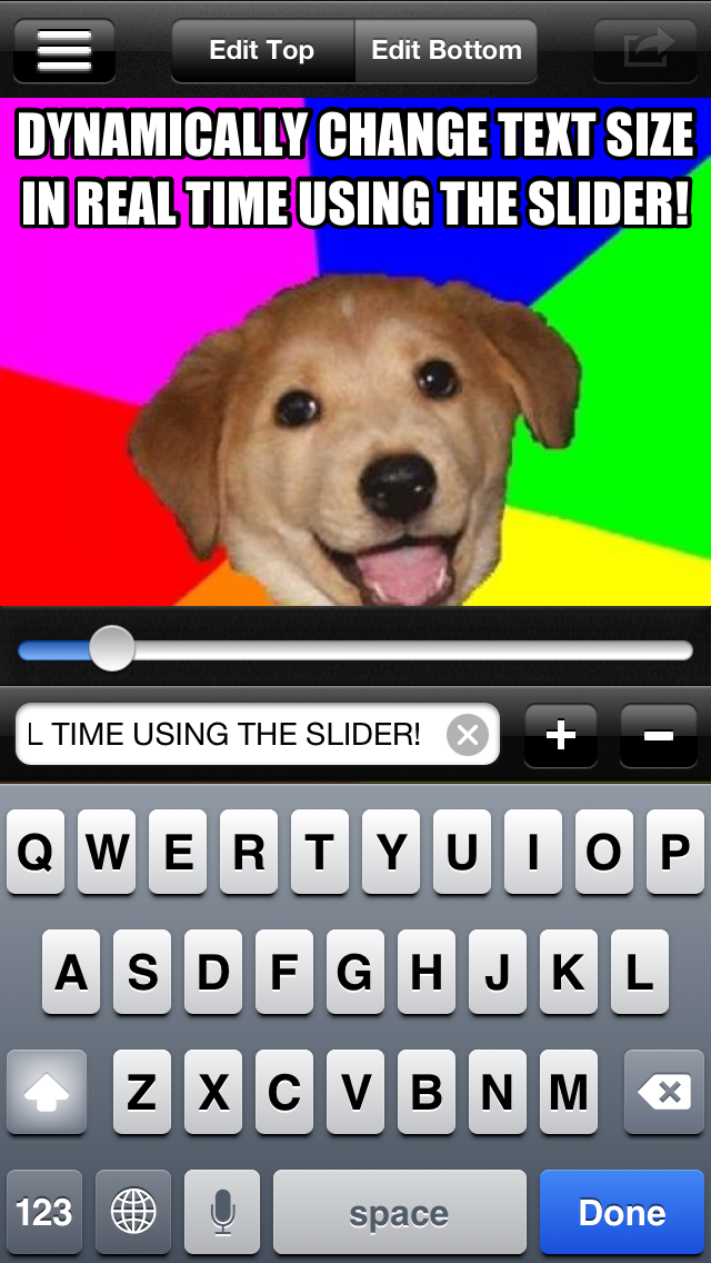 InstaMeme - The Best Meme Creator Free Screenshot on iOS