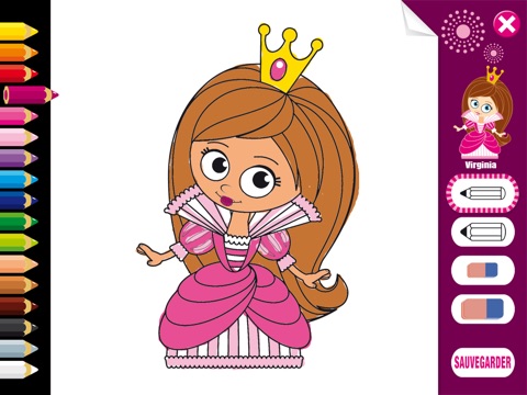 Color Princesses 2 Lite - Jeux de coloriage pour enfants screenshot 3