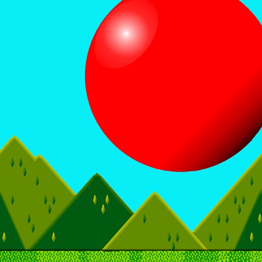 Bouncing Red Ball Icon