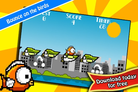 Jumpy Lil Fish : A Bird Hopping Game - by Cobalt Play Games screenshot 2