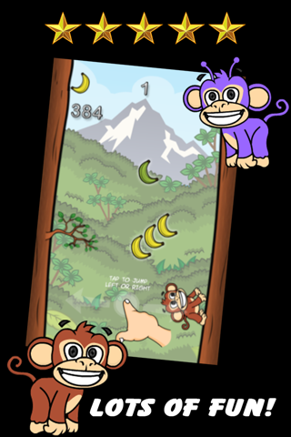 Monkey Jump for Bananas screenshot 2