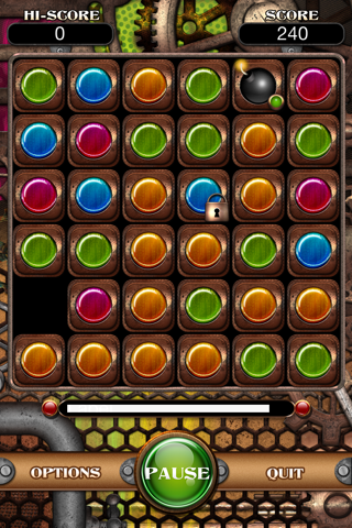 A Steampunk Machine Challenge Matching Puzzle Game screenshot 2
