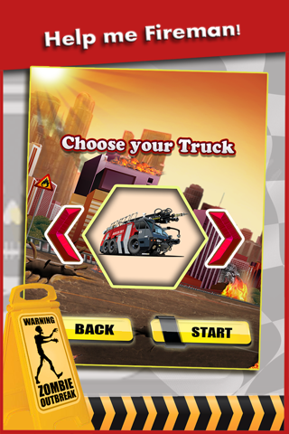 Zombies Street Racing Rage : All extreme Fire Truck Rescue Game For Really Cool Boys screenshot 2