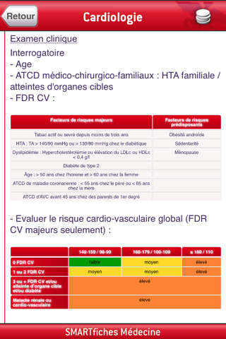 SMARTfiches Cardiologie Free screenshot 4