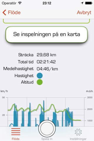 Footsteps Mobile - GPS tracker with GPX export screenshot 3