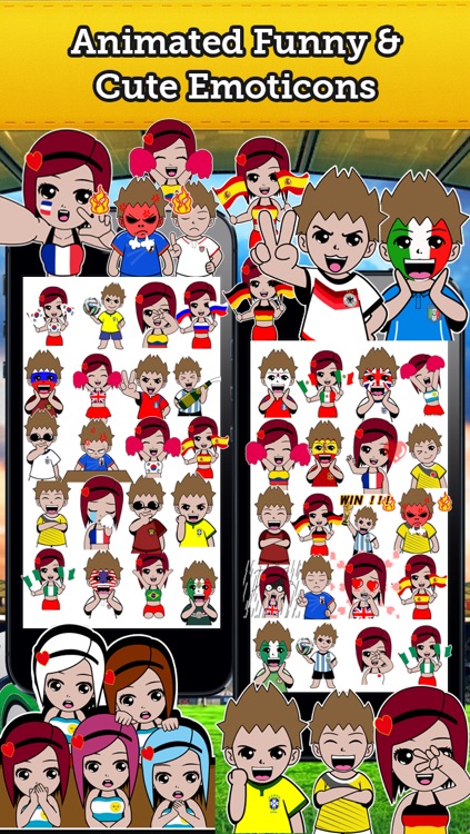 Emoji World Soccer Fan Free screenshot-4