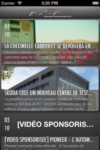 Web Automobile - Toute l'actualité et les nouveautés automobile et moto screenshot 3