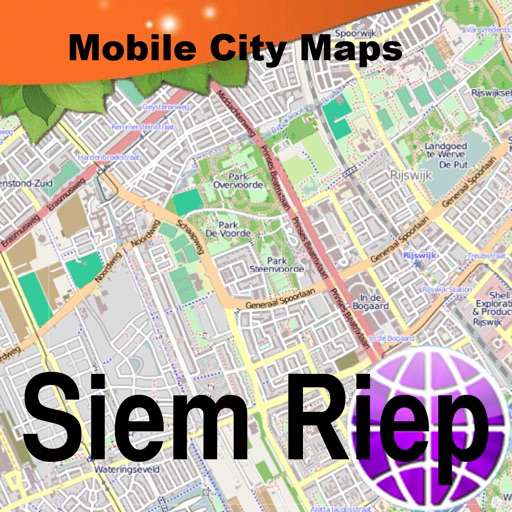 Siem Riep (Angkor Wat) Street Map icon